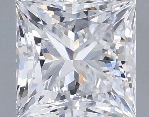 1.07 Carat Princess Shaped, Very Good Cut, D Color, VVS2 Clarity, IGI Certified Lab Grown Diamond