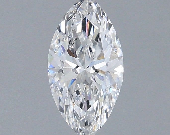 0.55 Carat Marquise Shaped, Very Good Cut, D Color, VVS2 Clarity, IGI Certified Lab Grown Diamond