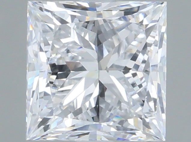 1.04 Carat Princess Shaped, Very Good Cut, D Color, VVS2 Clarity, IGI Certified Lab Grown Diamond