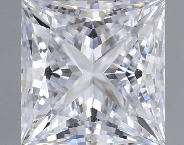 1.04 Carat Princess Shaped, Ideal Cut, D Color, VVS1 Clarity, IGI Certified Lab Grown Diamond