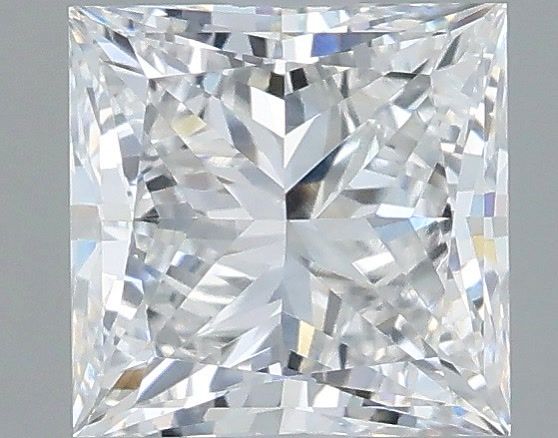 1.08 Carat Princess Shaped, Very Good Cut, E Color, VVS2 Clarity, IGI Certified Lab Grown Diamond