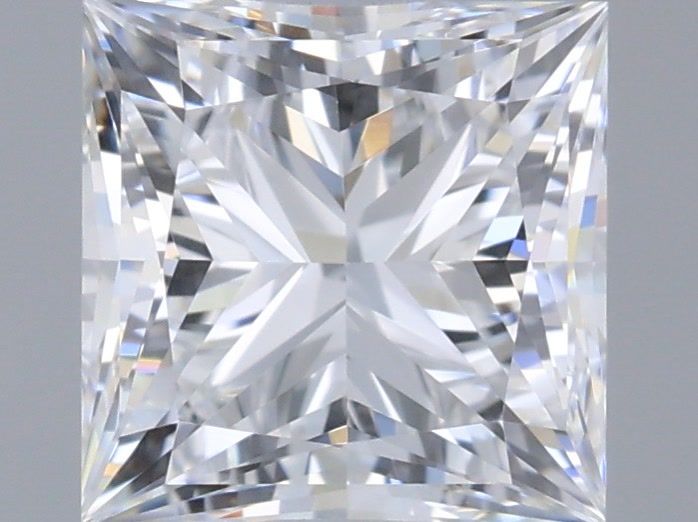1.03 Carat Princess Shaped, Very Good Cut, D Color, VVS2 Clarity, IGI Certified Lab Grown Diamond