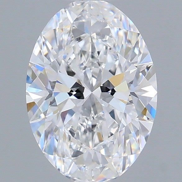 1.00 Carat Oval Shaped, Very Good Cut, D Color, VVS2 Clarity, IGI Certified Lab Grown Diamond