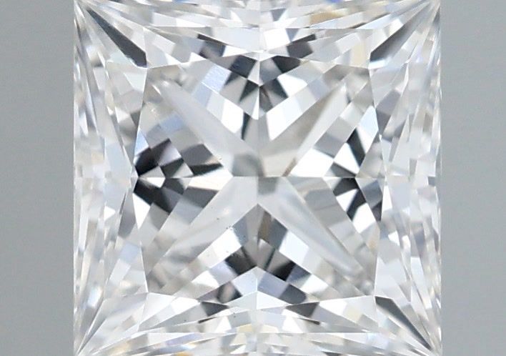 1.50 Carat Princess Shaped, Ideal Cut, F Color, VS1 Clarity, IGI Certified Lab Grown Diamond