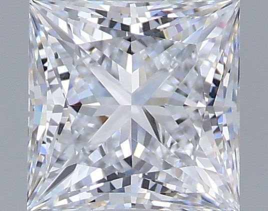 1.03 Carat Princess Shaped, Ideal Cut, D Color, VVS1 Clarity, IGI Certified Lab Grown Diamond