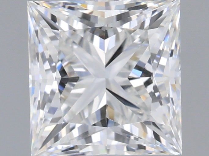 1.05 Carat Princess Shaped, Very Good Cut, E Color, VVS2 Clarity, IGI Certified Lab Grown Diamond