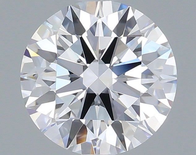 1.57 Carat Round Shaped, Ideal Cut, D Color, VVS2 Clarity, IGI Certified Lab Grown Diamond