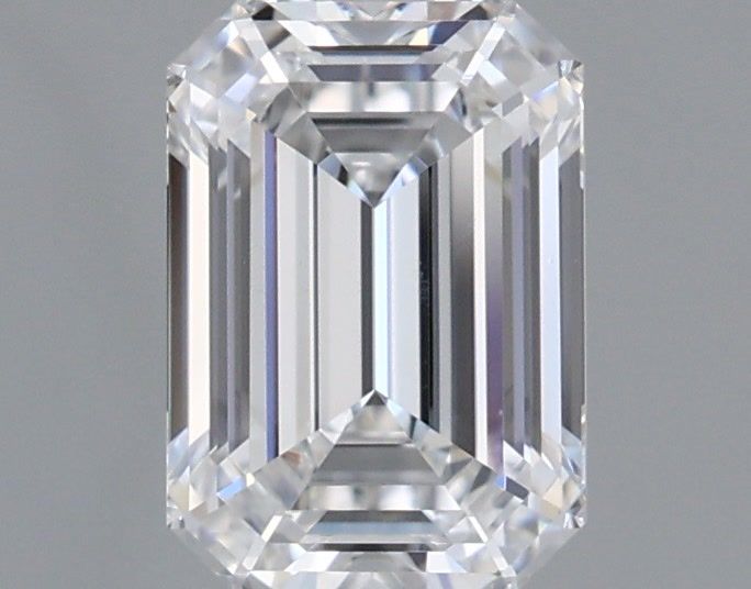 1.04 Carat Emerald Shaped, Ideal Cut, D Color, IF Clarity, IGI Certified Lab Grown Diamond