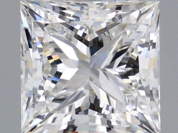 2.03 Carat Princess Shaped, Ideal Cut, G Color, VVS2 Clarity, IGI Certified Lab Grown Diamond