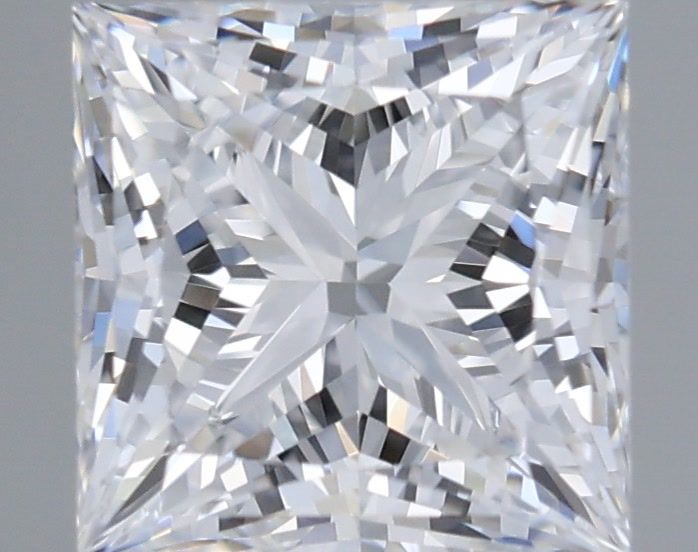 1.08 Carat Princess Shaped, Ideal Cut, D Color, IF Clarity, IGI Certified Lab Grown Diamond