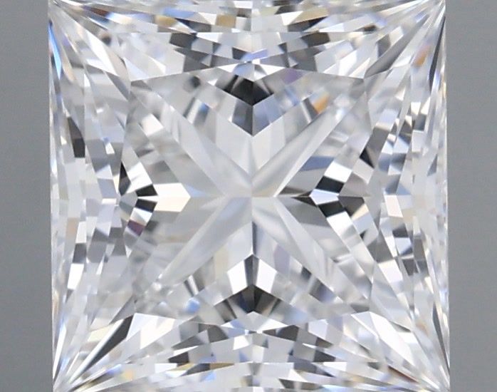 1.04 Carat Princess Shaped, Ideal Cut, D Color, VVS1 Clarity, IGI Certified Lab Grown Diamond