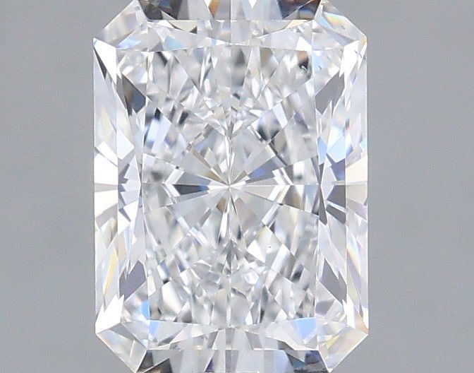 1.34 Carat Radiant Shaped, Ideal Cut, D Color, VS2 Clarity, IGI Certified Lab Grown Diamond