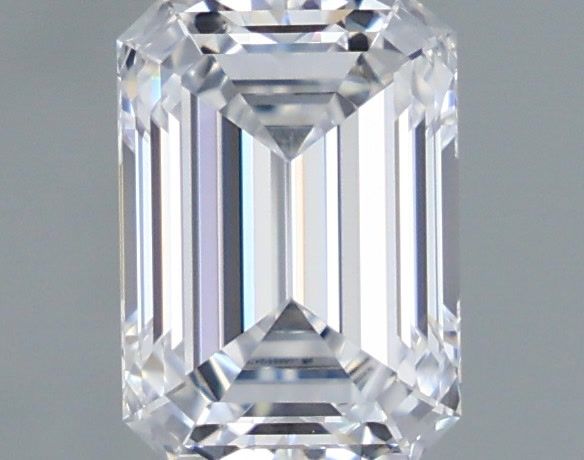 1.04 Carat Emerald Shaped, Ideal Cut, D Color, VVS1 Clarity, IGI Certified Lab Grown Diamond