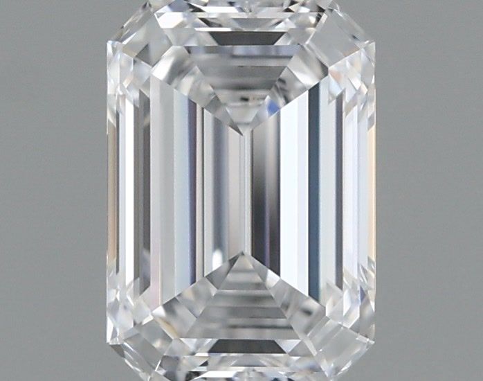 0.94 Carat Emerald Shaped, Ideal Cut, D Color, VS1 Clarity, IGI Certified Lab Grown Diamond