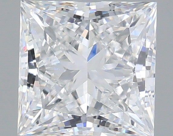 1.00 Carat Princess Shaped, Very Good Cut, D Color, VVS2 Clarity, IGI Certified Lab Grown Diamond