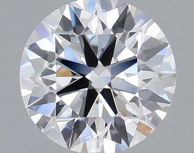 1.34 Carat Round Shaped, Ideal Cut, D Color, VVS2 Clarity, IGI Certified Lab Grown Diamond