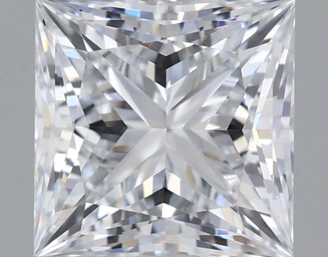 1.21 Carat Princess Shaped, Ideal Cut, E Color, VVS2 Clarity, IGI Certified Lab Grown Diamond