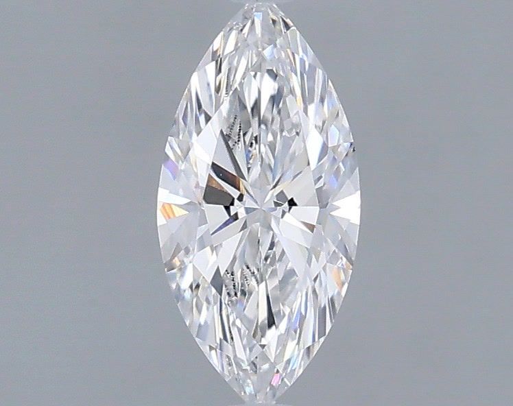 0.55 Carat Marquise Shaped, Very Good Cut, D Color, VVS2 Clarity, IGI Certified Lab Grown Diamond