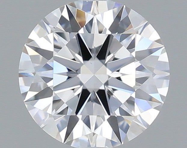 0.56 Carat Round Shaped, Ideal Cut, D Color, VS1 Clarity, IGI Certified Lab Grown Diamond