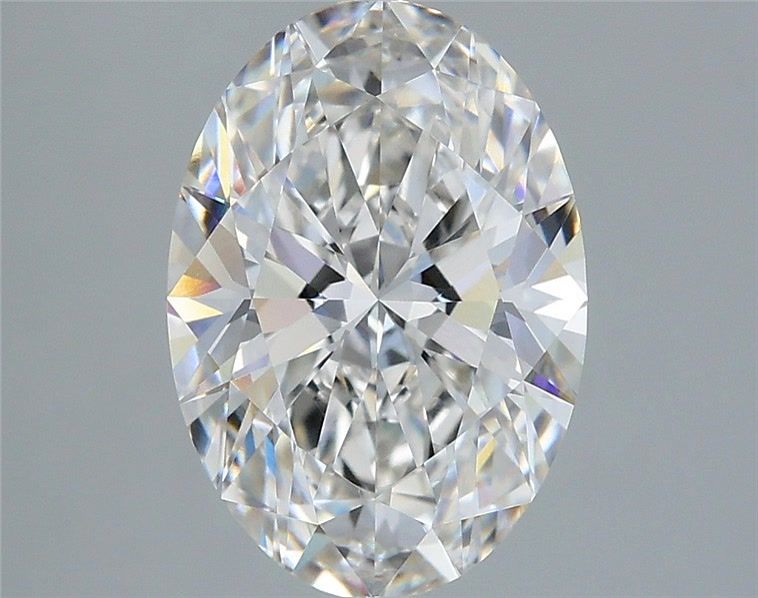 3.05 Carat Oval Shaped, Ideal Cut, G Color, VVS2 Clarity, IGI Certified Lab Grown Diamond