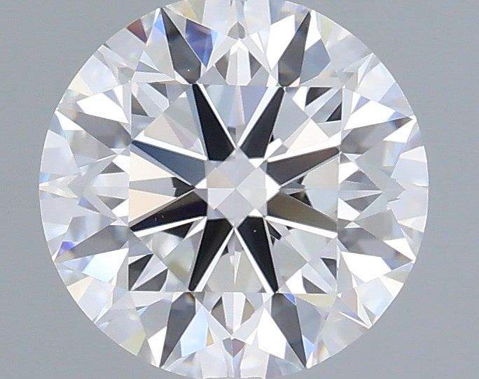 1.23 Carat Round Shaped, Excellent Cut, D Color, VVS2 Clarity, IGI Certified Lab Grown Diamond