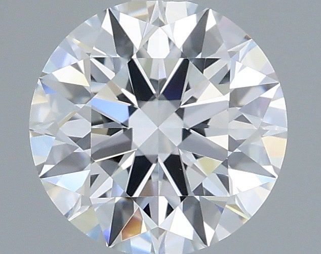 1.08 Carat Round Shaped, Ideal Cut, D Color, VVS2 Clarity, IGI Certified Lab Grown Diamond