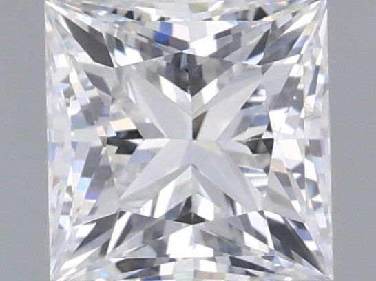1.06 Carat Princess Shaped, Very Good Cut, D Color, VVS2 Clarity, IGI Certified Lab Grown Diamond