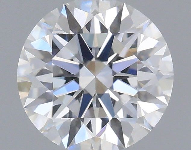 0.53 Carat Round Shaped, Ideal Cut, D Color, VS2 Clarity, IGI Certified Lab Grown Diamond