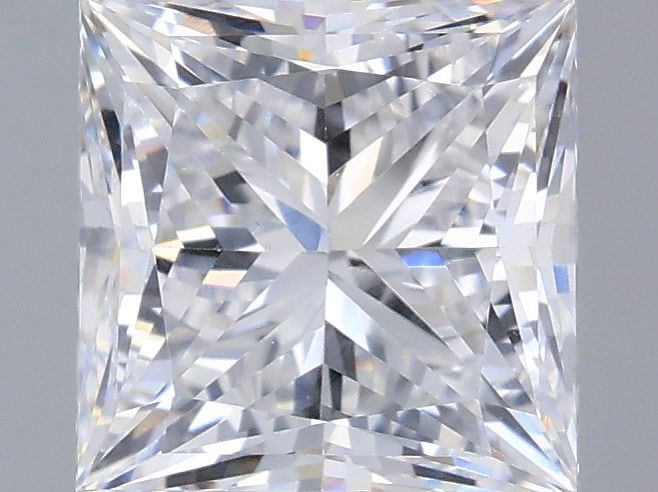 1.04 Carat Princess Shaped, Very Good Cut, D Color, VVS2 Clarity, IGI Certified Lab Grown Diamond