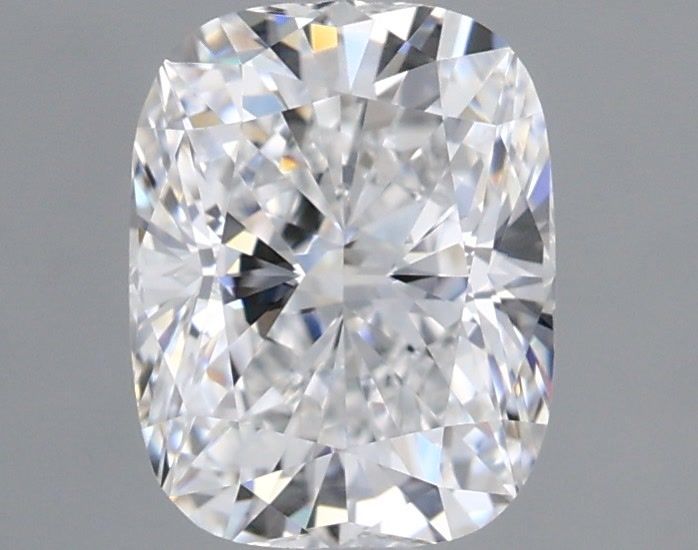 1.02 Carat Cushion Shaped, Ideal Cut, D Color, VVS2 Clarity, IGI Certified Lab Grown Diamond