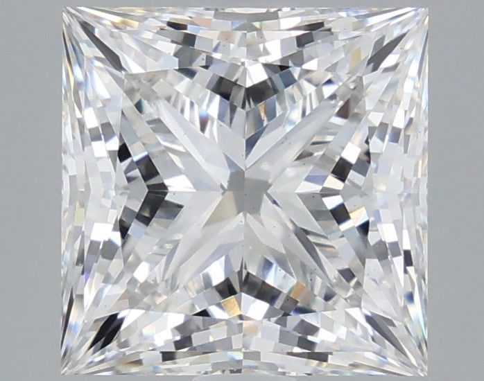 4.04 Carat Princess Shaped, Ideal Cut, G Color, VS1 Clarity, IGI Certified Lab Grown Diamond