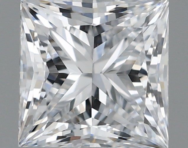 1.24 Carat Princess Shaped, Ideal Cut, E Color, VVS2 Clarity, IGI Certified Lab Grown Diamond