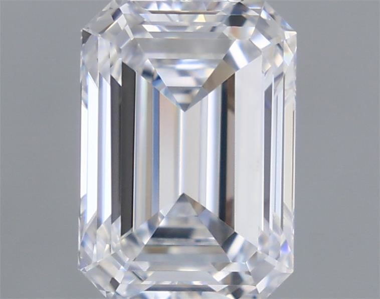 0.99 Carat Emerald Shaped, Ideal Cut, D Color, VVS1 Clarity, IGI Certified Lab Grown Diamond