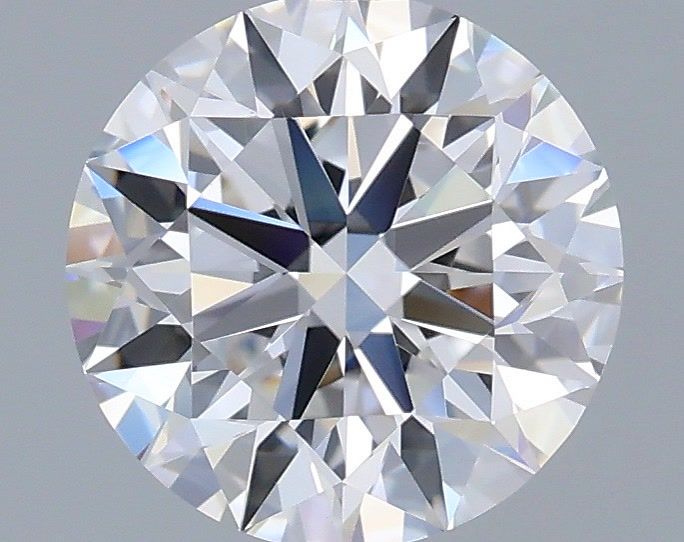 1.62 Carat Round Shaped, Ideal Cut, D Color, VVS2 Clarity, IGI Certified Lab Grown Diamond