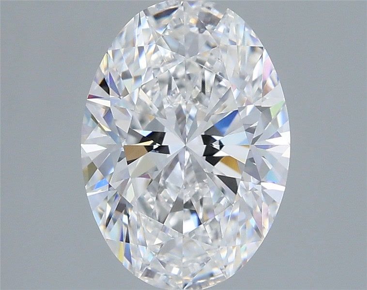 2.00 Carat Oval Shaped, Very Good Cut, D Color, VVS2 Clarity, IGI Certified Lab Grown Diamond