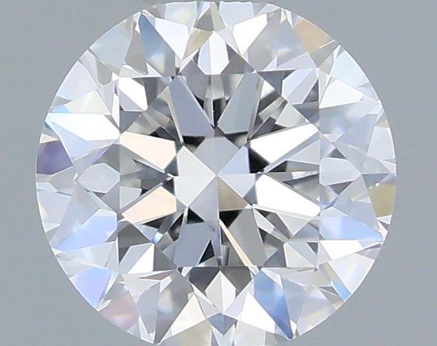0.53 Carat Round Shaped, Very Good Cut, D Color, VVS2 Clarity, IGI Certified Lab Grown Diamond