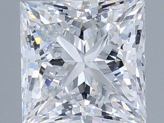1.02 Carat Princess Shaped, Very Good Cut, E Color, VVS2 Clarity, IGI Certified Lab Grown Diamond