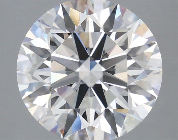4.57 Carat Round Shaped, Excellent Cut, F Color, VVS2 Clarity, IGI Certified Lab Grown Diamond