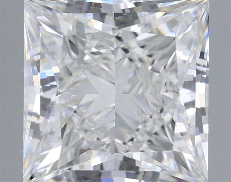 1.57 Carat Princess Shaped, Ideal Cut, F Color, VVS2 Clarity, IGI Certified Lab Grown Diamond