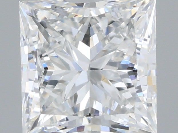 0.55 Carat Princess Shaped, Very Good Cut, D Color, VVS1 Clarity, IGI Certified Lab Grown Diamond