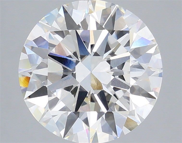4.10 Carat Round Shaped, Excellent Cut, G Color, VVS2 Clarity, IGI Certified Lab Grown Diamond
