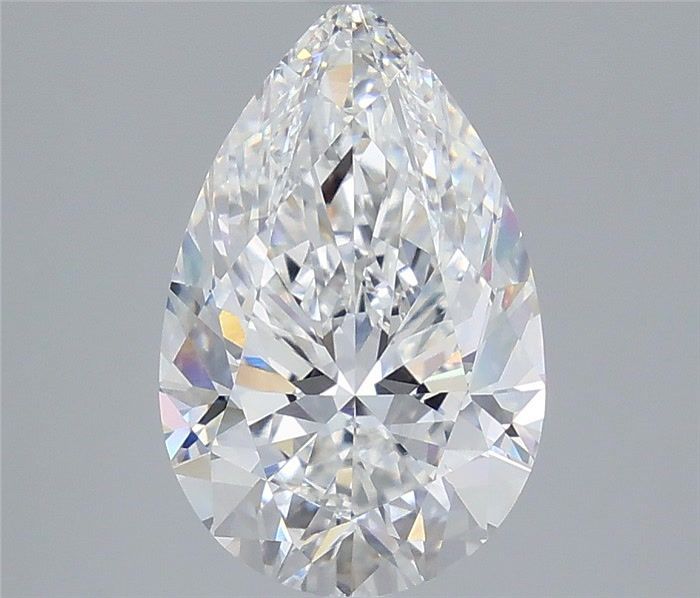 4.05 Carat Pear Shaped, Very Good Cut, E Color, VVS2 Clarity, IGI Certified Lab Grown Diamond