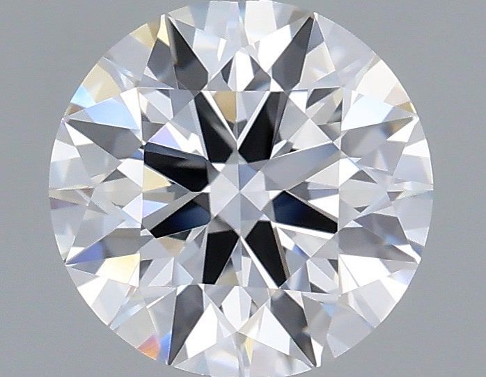 1.24 Carat Round Shaped, Ideal Cut, D Color, VVS2 Clarity, IGI Certified Lab Grown Diamond