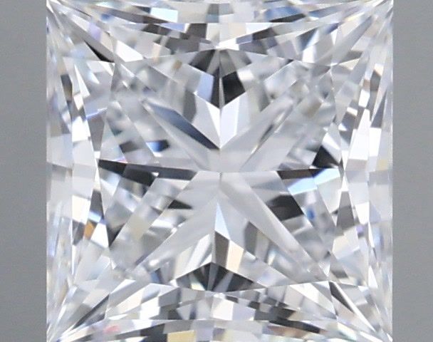 1.03 Carat Princess Shaped, Ideal Cut, D Color, VVS2 Clarity, IGI Certified Lab Grown Diamond