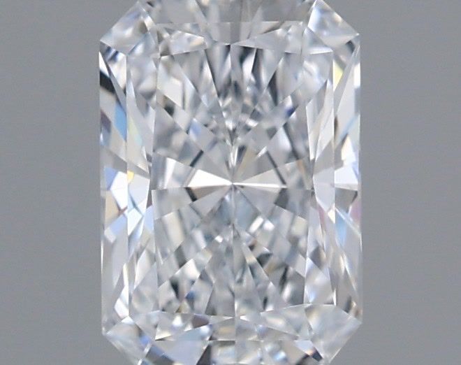 0.97 Carat Radiant Shaped, Ideal Cut, D Color, VS1 Clarity, IGI Certified Lab Grown Diamond