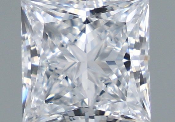1.23 Carat Princess Shaped, Excellent Cut, D Color, VVS2 Clarity, IGI Certified Lab Grown Diamond
