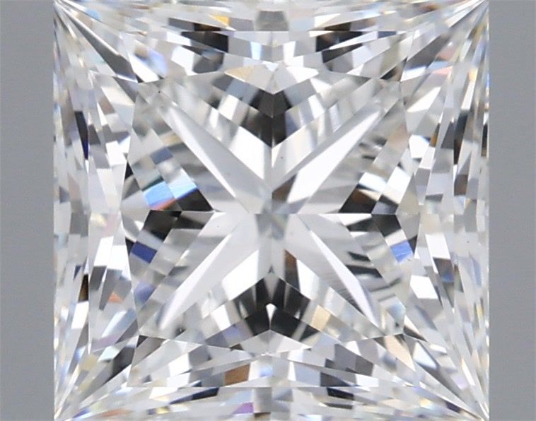 4.03 Carat Princess Shaped, Ideal Cut, E Color, VS1 Clarity, IGI Certified Lab Grown Diamond