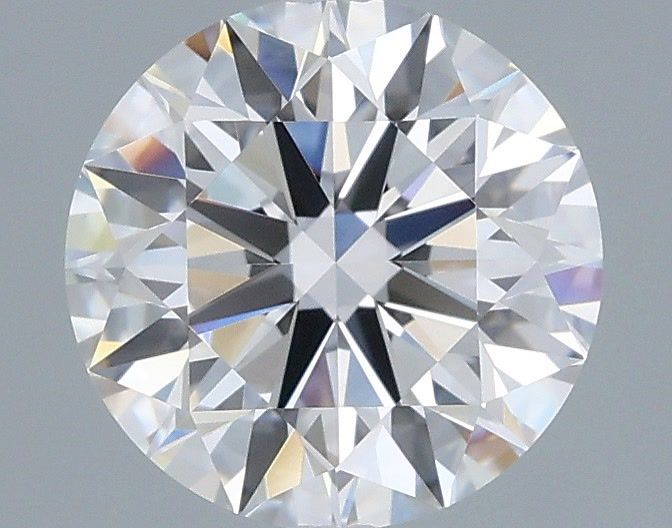 1.58 Carat Round Shaped, Ideal Cut, D Color, VVS2 Clarity, IGI Certified Lab Grown Diamond