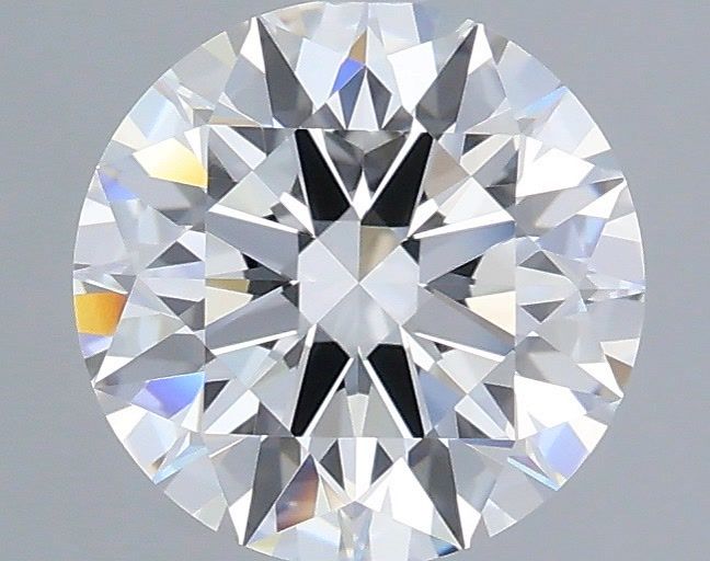 1.54 Carat Round Shaped, Ideal Cut, D Color, VVS2 Clarity, IGI Certified Lab Grown Diamond