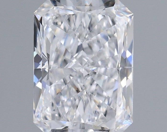 0.99 Carat Radiant Shaped, Excellent Cut, D Color, VS1 Clarity, IGI Certified Lab Grown Diamond